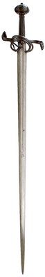 Lot 341 - A SAXON SWORD-RAPIER IN THE 17TH CENTURY MANNER