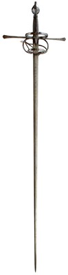 Lot 46 - A NORTH EUROPEAN RAPIER IN THE 17TH CENTURY MANNER