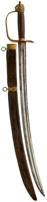 Lot 149 - A RARE LATE 18TH CENTURY GEORGIAN NAVAL OFFICER'S HANGER