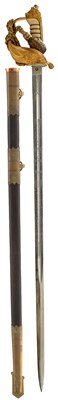 Lot 158 - A ROYAL NAVAL OFFICER'S SWORD
