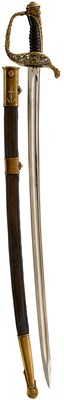 Lot 162 - A FRENCH MODEL 1854 NAVAL OFFICER'S SWORD