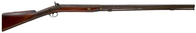 Lot 387 - AN 11-BORE PERCUSSION SPORTING GUN FOR SHOT OR BALL