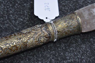 Lot 61 - A LATE 18TH CENTURY LUANG PRABANG HOWDAH SWORD