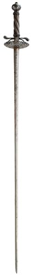 Lot 24 - A 17TH CENTURY NORTH EUROPEAN TRANSITIONAL RAPIER