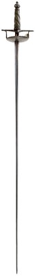 Lot 23 - A 17TH CENTURY NORTH EUROPEAN TRANSITIONAL RAPIER