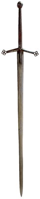 Lot 342 - A SCOTTISH CLAYMORE OR SWORD IN THE 16TH CENTURY STYLE