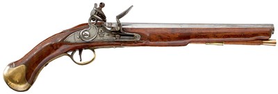 Lot 446 - A .560 CALIBRE FLINTLOCK LONG SEA SERVICE PISTOL