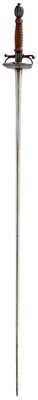Lot 51 - A 17TH CENTURY ENGLISH TRANSITIONAL RAPIER OR SMALL-SWORD
