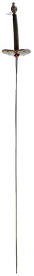 Lot 65 - A PAIR OF 19TH CENTURY FRENCH DUELLING EPEE OR SWORDS
