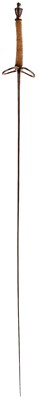 Lot 70 - AN EARLY 19TH CENTURY ENGLISH FENCING FOIL