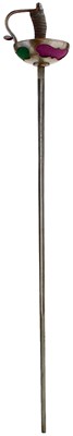 Lot 71 - AN EARLY 20TH CENTURY GERMAN DUELLING SWORD OR SCHLAGER