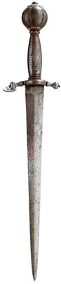 Lot 249 - A SAXON DAGGER IN THE 16TH CENTURY STYLE