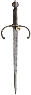 Lot 241 - A COMPOSITE NORTH EUROPEAN LEFT HAND DAGGER IN THE 17TH CENTURY MANNER