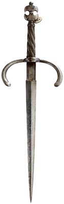 Lot 248 - A COMPOSITE NORTH EUROPEAN LEFT HAND DAGGER IN THE 17TH CENTURY STYLE