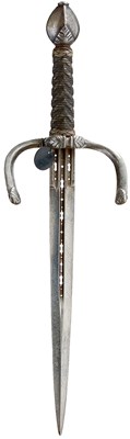 Lot 239 - A NORTH EUROPEAN LEFT HAND DAGGER IN THE 17TH CENTURY STYLE