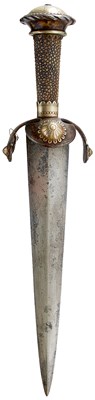 Lot 238 - A SAXON DAGGER IN THE 16TH CENTURY STYLE