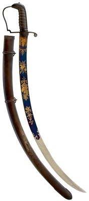 Lot 141 - A GEORGIAN LIGHT COMPANY OFFICER'S SABRE OR SWORD
