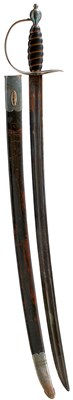 Lot 150 - A GEORGIAN OFFICER'S HANGER OR SPADROON
