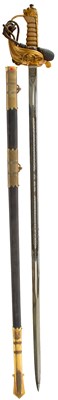 Lot 159 - A ROYAL NAVAL OFFICER'S SWORD