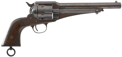 Lot 79 - A .440 REMINGTON OBSOLETE CALIBRE SIX-SHOT MODEL 1875 REMINGTON ARMY REVOLVER