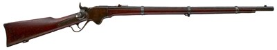 Lot 82 - A SCARCE .50 RIMFIRE SPENCER MODEL 1865 REPEATING RIFLE