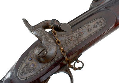 Lot 99 - A .451 CALIBRE PERCUSSION TWO-BAND WHITWORTH MILITARY MATCH RIFLE BY LANE