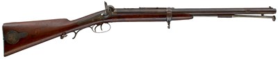 Lot 91 - A RARE .550 CALIBRE JACOB'S PATENT DOUBLE BARRELLED RIFLE BY SWINBURN & SON