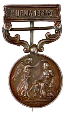 Lot 762 - A MINIATURE INDIA GENERAL SERVICE MEDAL