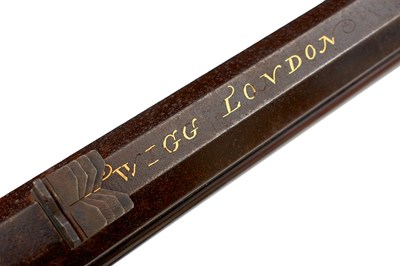 Lot A SCARCE 18-BORE PERCUSSION SPORTING RIFLE BY TWIGG
