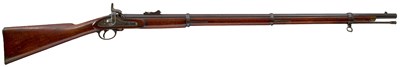 Lot 89 - A GOOD .577 CALIBRE PATTERN 1853 PERUCUSSION THREE-BAND ENFIELD SERVICE RIFLE