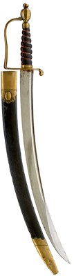 Lot 151 - A SCARCE GEORGIAN OFFICER'S HANGER WITH DEAKIN'S PATENT SCABBARD