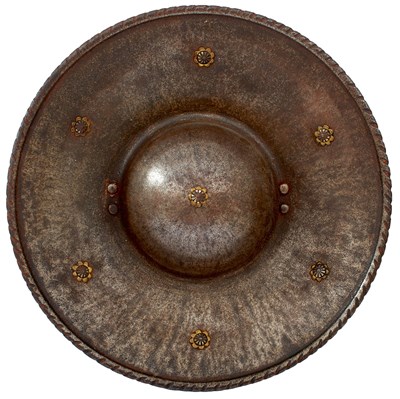 Lot 319 - A NORTH EUROPEAN TARGET OR SHIELD IN THE 16TH CENTURY STYLE