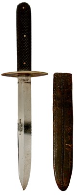 Lot 175 - A BOWIE KNIFE BY TAYLOR