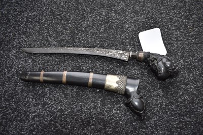 Lot 33 - A 19TH CENTURY MALAYAN KRIS