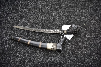 Lot 33 - A 19TH CENTURY MALAYAN KRIS