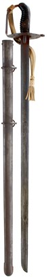 Lot 252 - A GOOD COPY OF A 1796 PATTERN HEAVY CAVALRY TROOPER'S SWORD