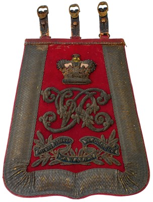 Lot 679 - A VICTORIAN SOUTH NOTTINGHAMSHIRE YEOMANRY CAVALRY OFFICER'S SABRETACHE