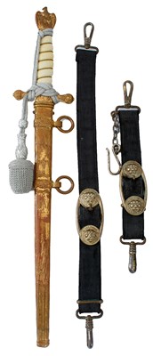 Lot 799 - A THIRD REICH KRIEGSMARINE OFFICER'S DAGGER