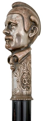 Lot 864 - AN EARLY 20TH CENTURY WALKING STICK