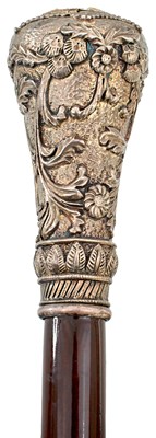 Lot 871 - A 20TH CENTURY SNUFF WALKING STICK