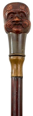 Lot 862 - A JAPANESE WALKING STICK