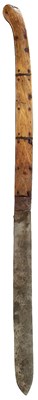 Lot 201 - A LARGE LATE 18TH CENTURY FOLDING KNIFE