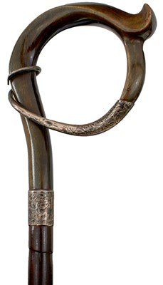 Lot 866 - AN ART NOUVEAU WALKING STICK