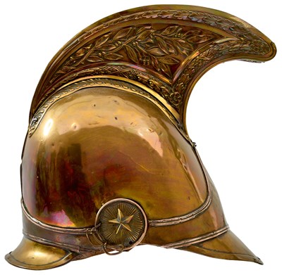 Lot 667 - A 19TH CENTURY FRENCH DRAGOONS HELMET BY DELACHAUSSE