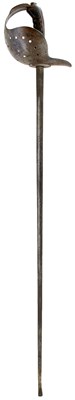 Lot 304 - A GYMNASIUM TRAINING SWORD