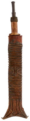 Lot 628 - A LATE 19TH OR EARLY 20TH CENTURY SALAMPASU CEREMONIAL SWORD