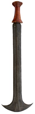 Lot 626 - A 19TH CENTURY CONGOLESE MONGO TRIBE SWORD OR CHOPPER