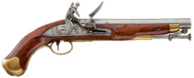 Lot 448 - A .650 CALIBRE EAST INDIA COMPANY FLINTLOCK NEW LAND PATTERN SERVICE PISTOL