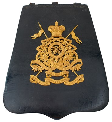 Lot 681 - A VICTORIAN 16TH LANCERS UNDRESS SABRETACHE