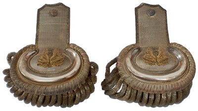 Lot 588 - A PAIR OF SCOTTISH DEPUTY LORD LIEUTENANT'S EPAULETTES